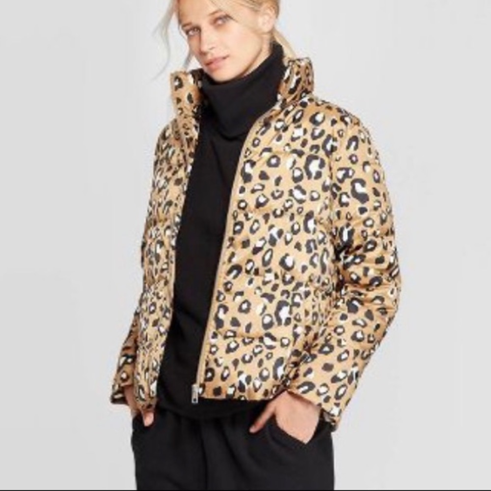 Leopard puffer jacket - Picture 2 of 2